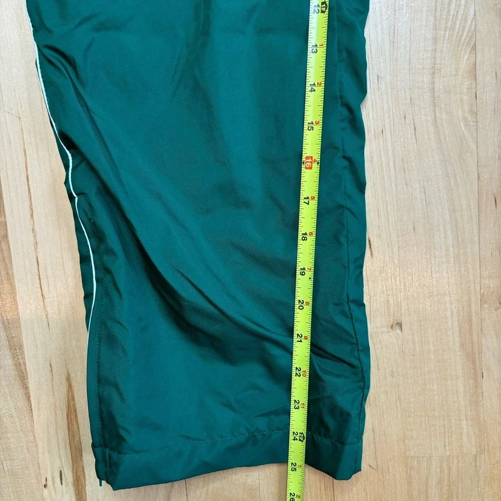 Y2K Windbreaker Tracksuit‎ Youth Medium Green Set Pants Jacket Retro Cheer Warm